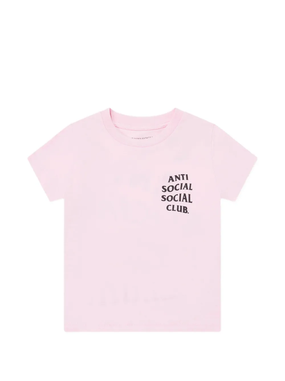 Anti Social Social Club kids Kkotch logo-print T-shirt - Rosa