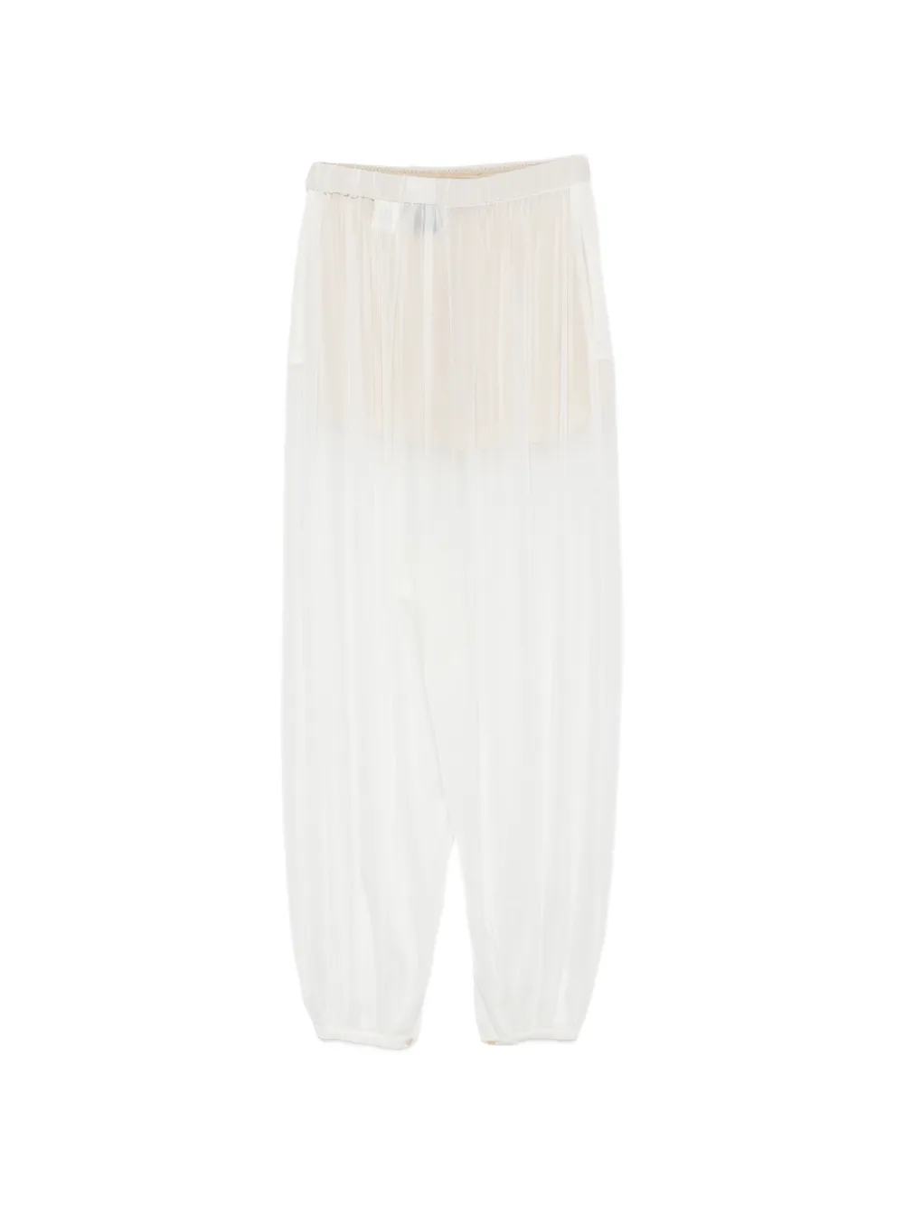 Alysi Broek met ballonpijpen Wit