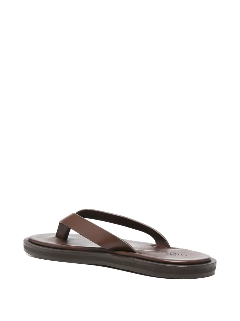 Studio Nicholson Curren leren sandalen Bruin