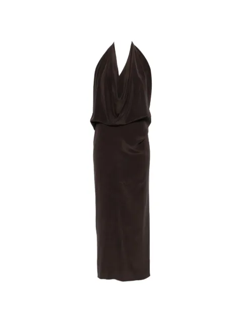 Alysi sleeveless draped maxi dress