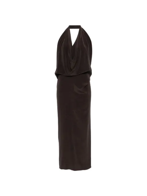 Alysi sleeveless draped maxi dress