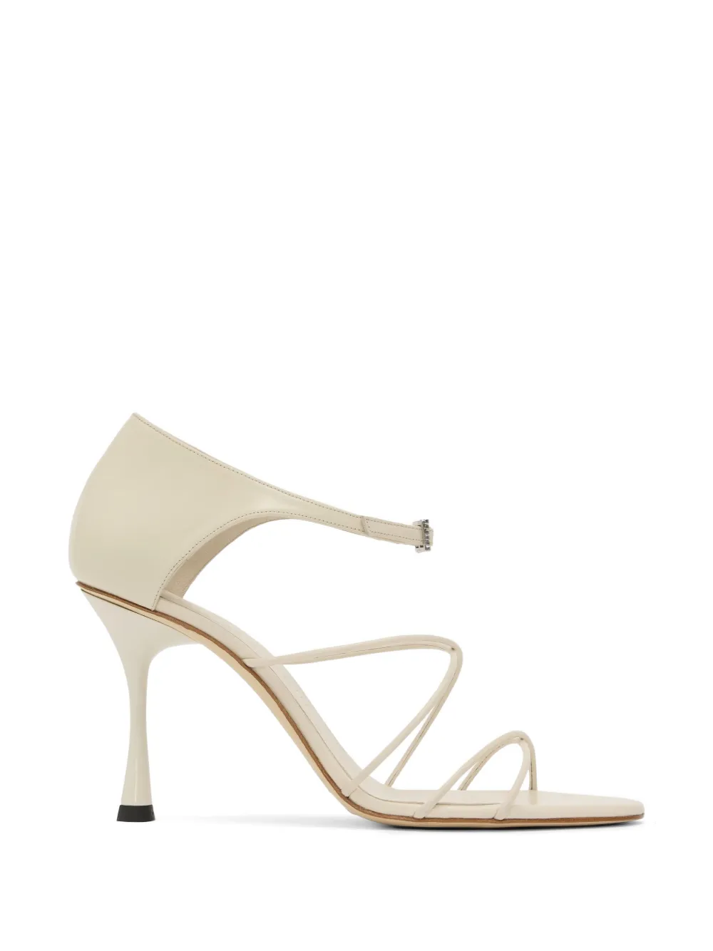 Studio Amelia Greta sandalen met gespbandje Beige