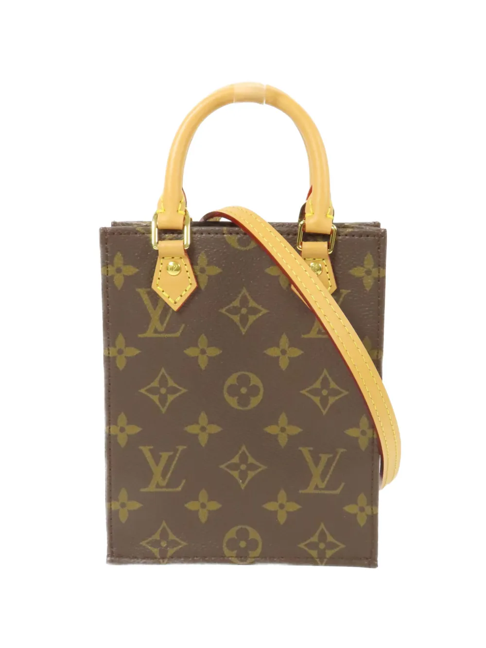 Louis Vuitton Pre-Owned petit Sac Plat Monogram tote bag - Braun