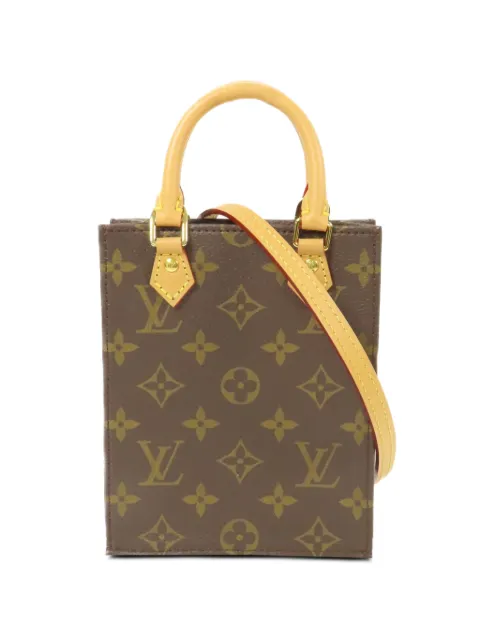 Louis Vuitton Pre-Owned petit Sac Plat Monogram tote bag