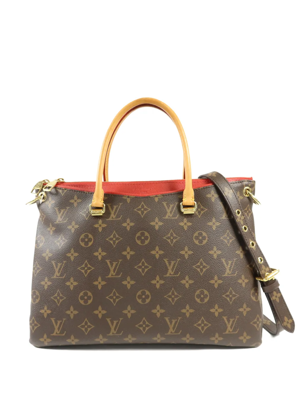 Louis Vuitton Pre-Owned Pallas two-way handbag - Braun