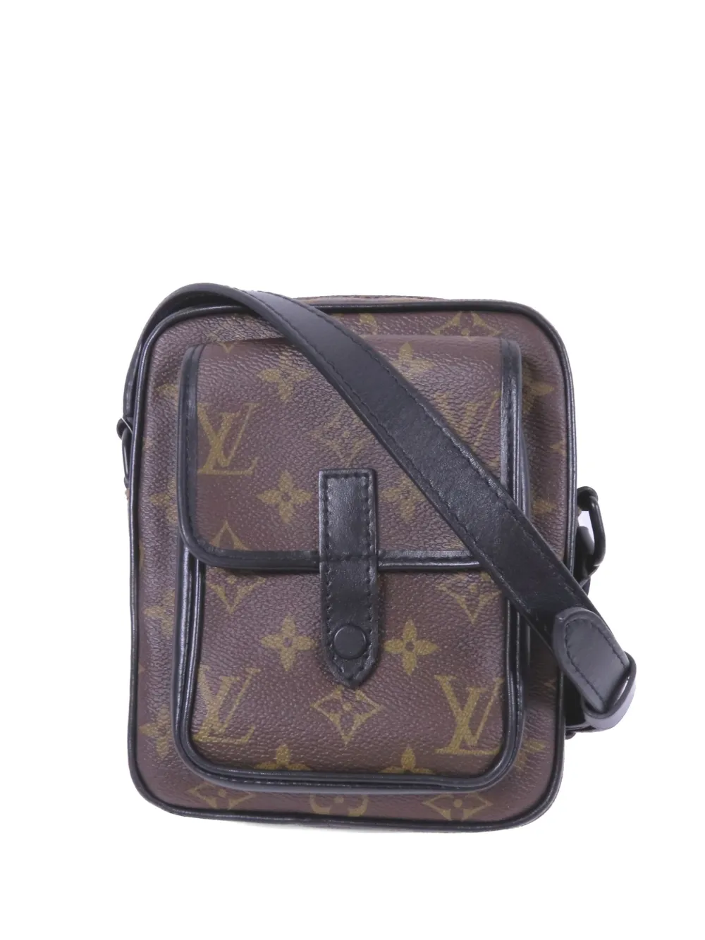 Louis Vuitton Pre-Owned Christopher monogram macassar crossbody bag - Braun