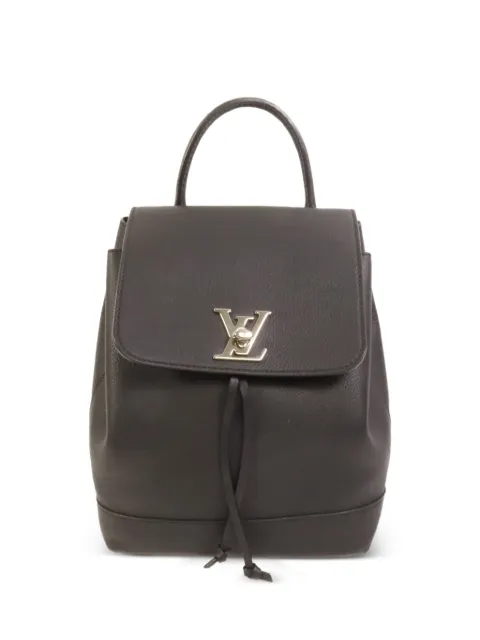 Louis Vuitton Pre-Owned Lock Me Evergrain leather backpack
