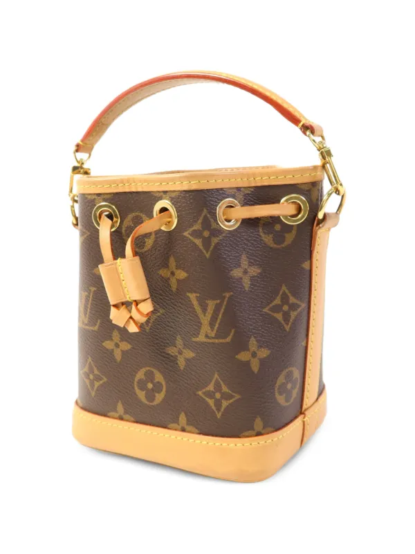 Louis Vuitton Pre-Owned Nano Noe Monogram Tote Bag | Brown | FARFETCH