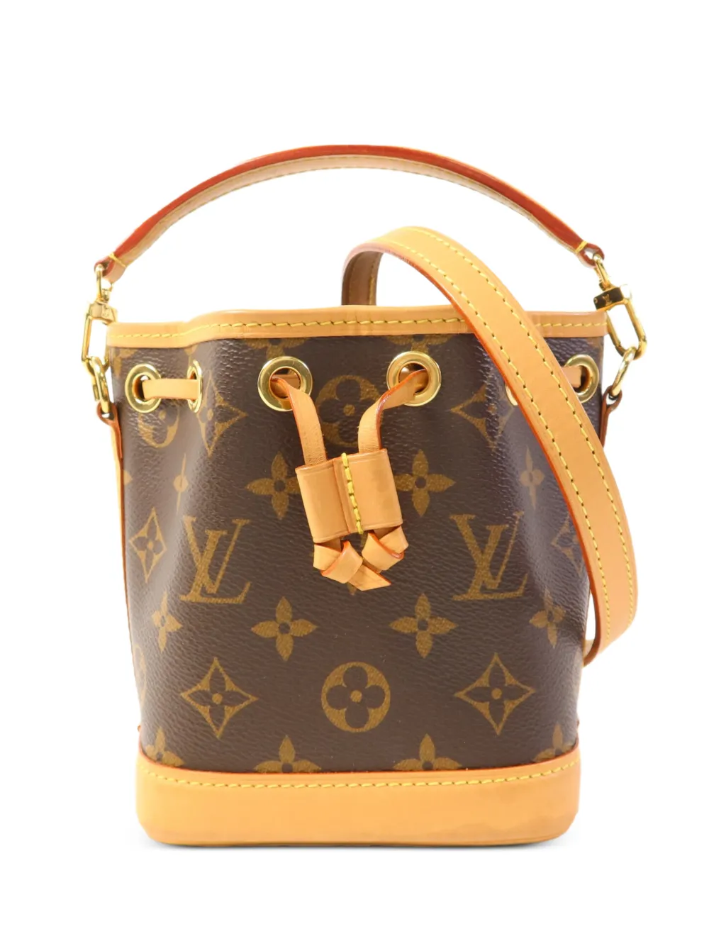 Louis Vuitton Pre-Owned Nano Noe monogram tote bag - Brown