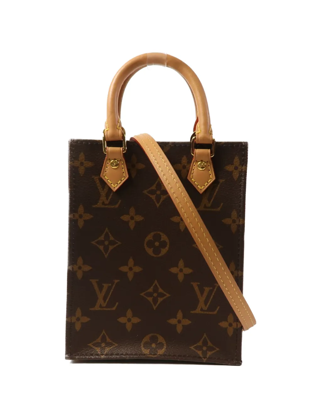Louis Vuitton Pre-Owned Petit Sac Plat shoulder bag - Marrone