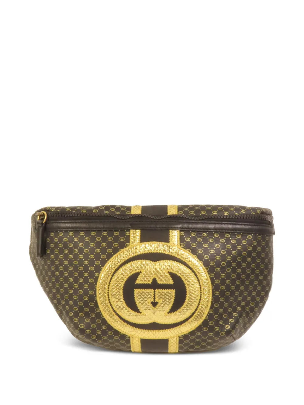 Gucci Pre-Owned GG Dapper Dan belt bag - Marrone
