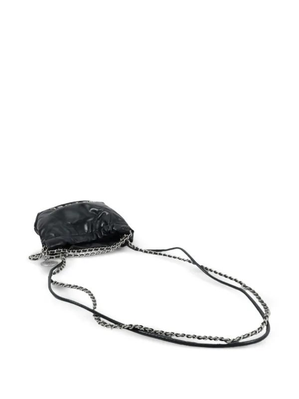 CHANEL Pre-Owned 22 キルティング ショルダーバッグ ミニ | ブラック