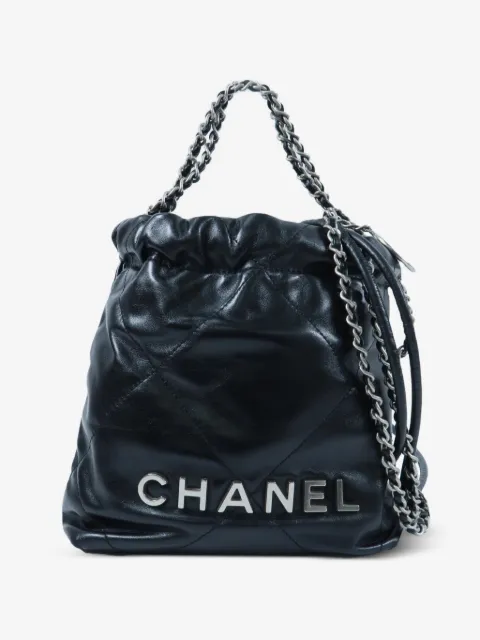 CHANEL Pre-Owned Mini 22 quilted shoulder bag