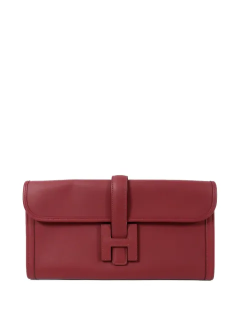 Hermès Pre-Owned 2026 Jige Elan 29 Swift leather clutch bag