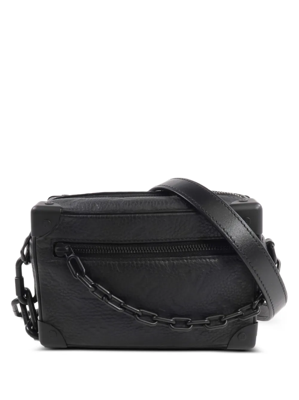 Louis Vuitton Pre-Owned mini Soft Trunk Taurillon Clemence leather crossbody bag - Schwarz