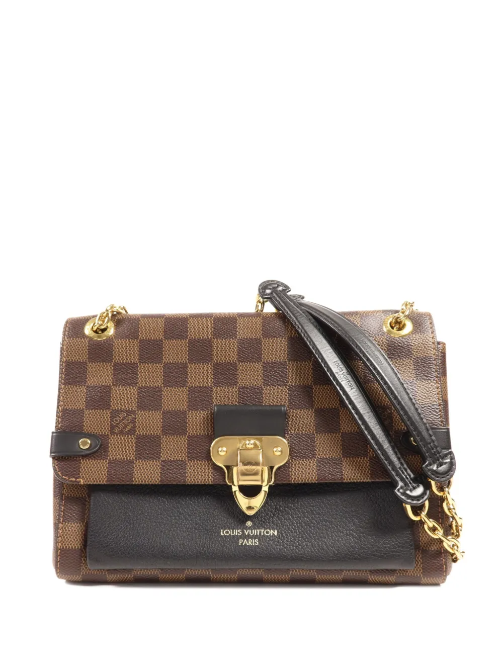 Louis Vuitton Pre-Owned PM Vavin checked-pattern shoulder bag - Braun