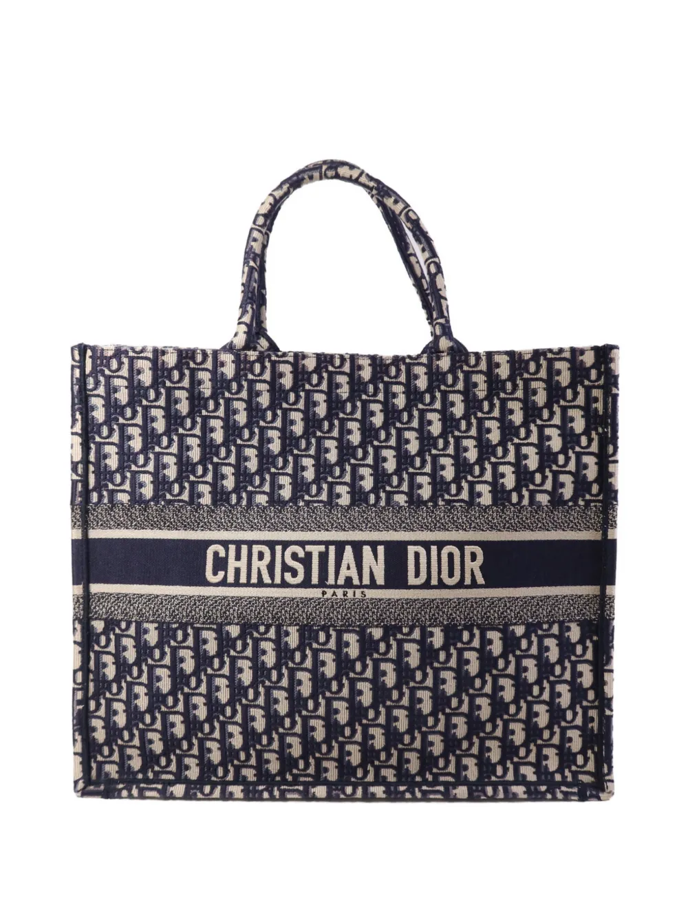 Christian Dior Pre-Owned Oblique Book tote bag - Blu