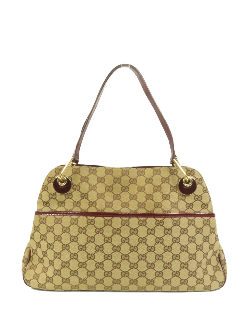 Gucci Pre-Owned GG canvas shoulder bag - Nude
