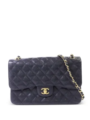 CHANEL Pre-Owned 1998 Classic Flap Shoulder Bag | Black | FARFETCH