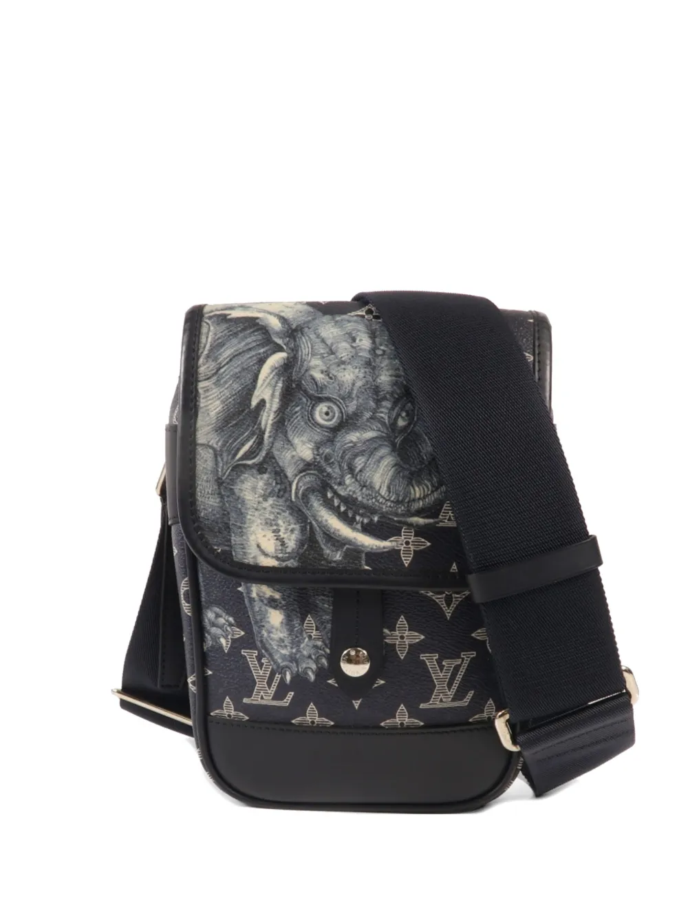 Louis Vuitton Pre-Owned x The Chapman Brothers BB Messenger Savane messenger bag - Blu