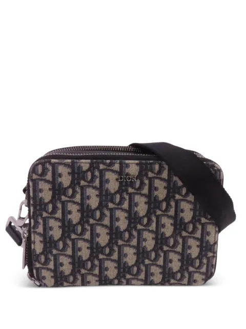 Christian Dior Pre-Owned Oblique canvas zipped shoulder bag