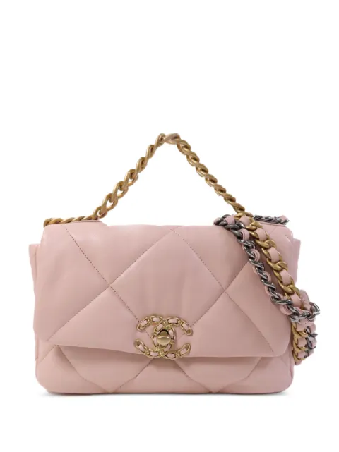 CHANEL Pre-Owned small Chanel 19 quilted crossbody bag