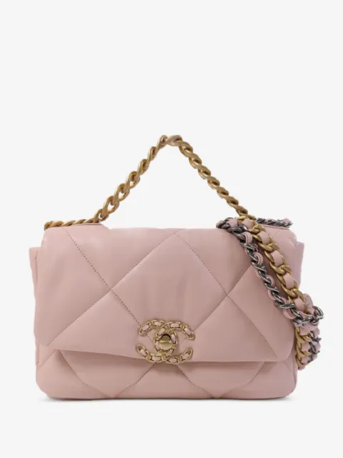 CHANEL Pre-Owned Kleine Umhängetasche mit Steppung 19cm
