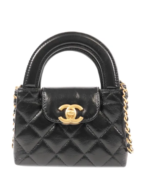 CHANEL Pre-Owned CC turn-lock quilted tote bag