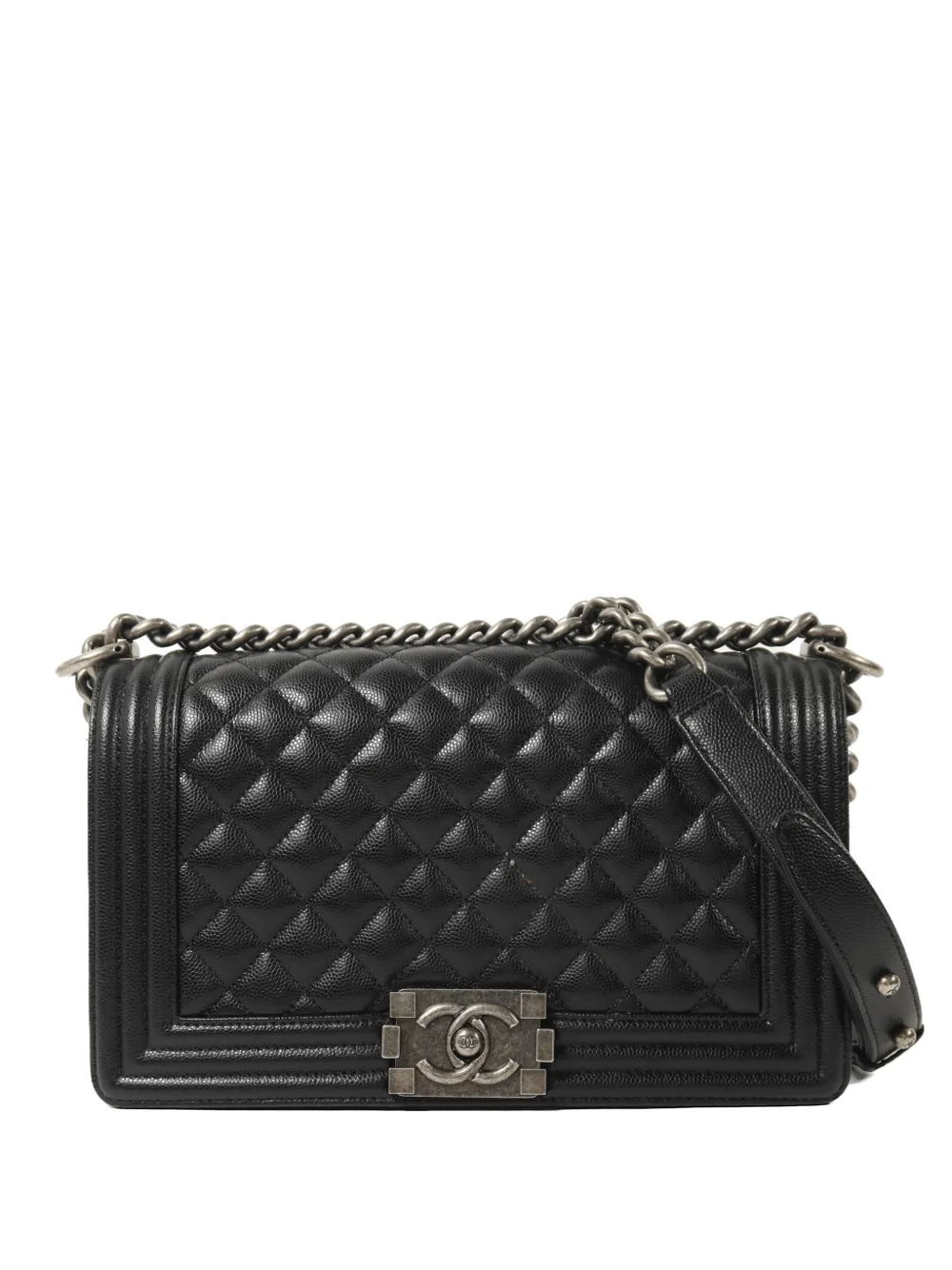 CHANEL Pre-Owned 25 Boy 25 chain crossbody bag - Black