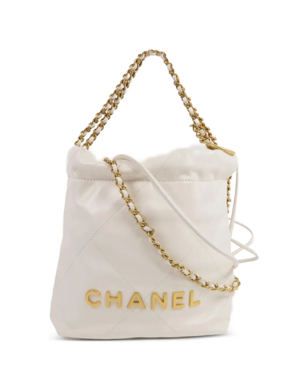 CHANEL Pre-Owned mini 22 shoulder bag - Bianco
