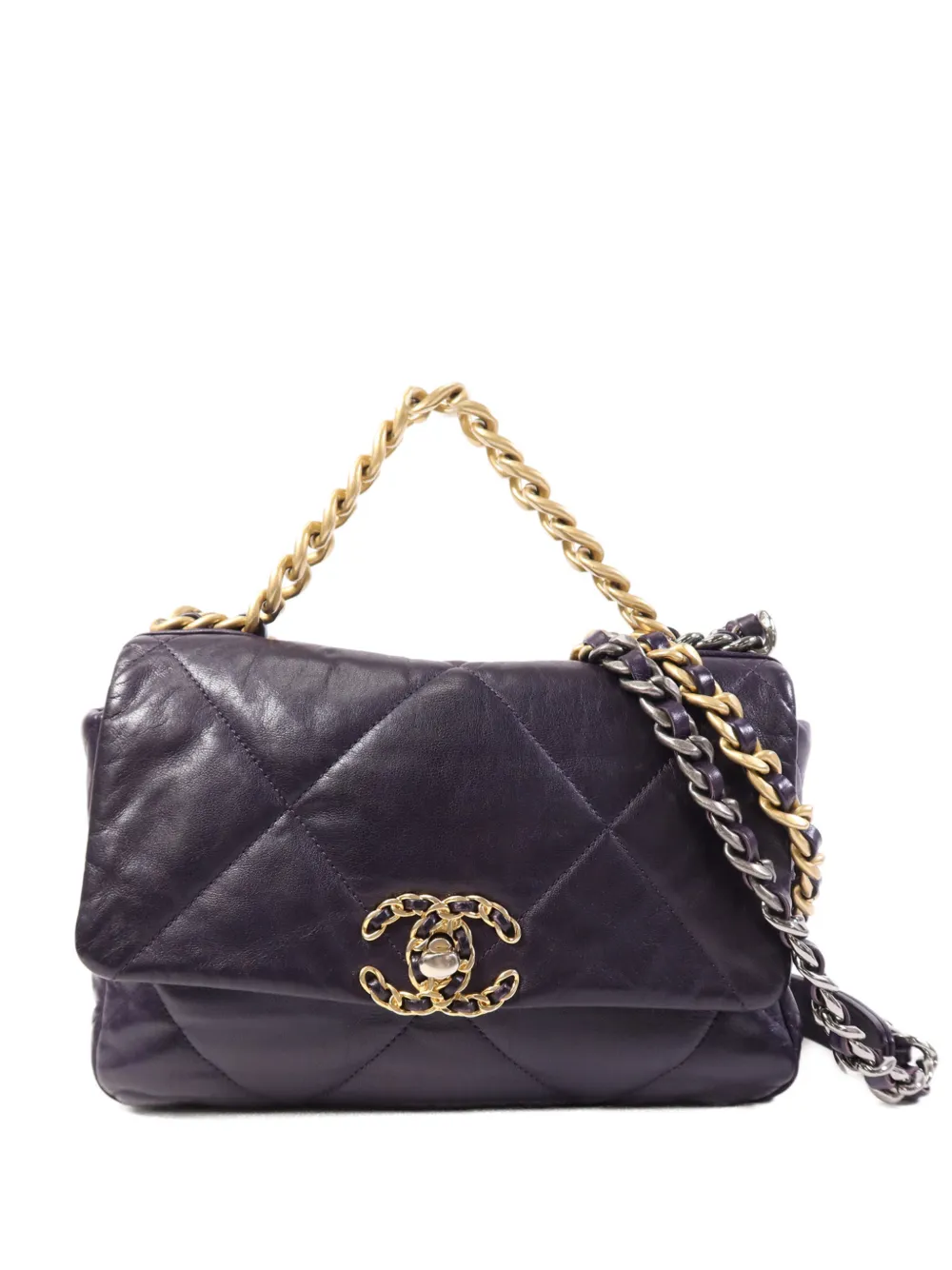 CHANEL Pre-Owned Chanel 19 tote bag - Viola