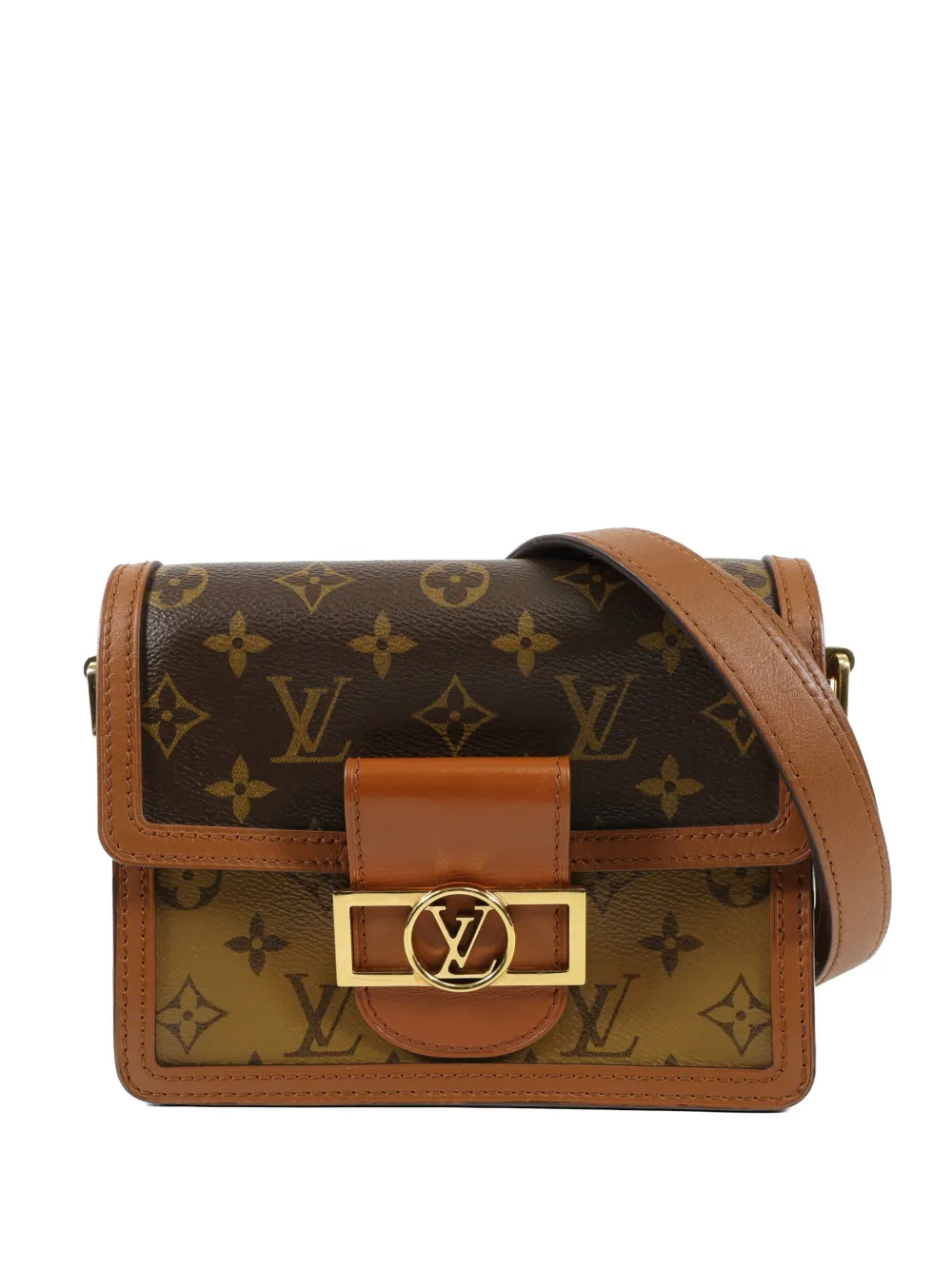 Louis Vuitton Pre-Owned Mini Dauphine monogram reverse tote bag - Marrone