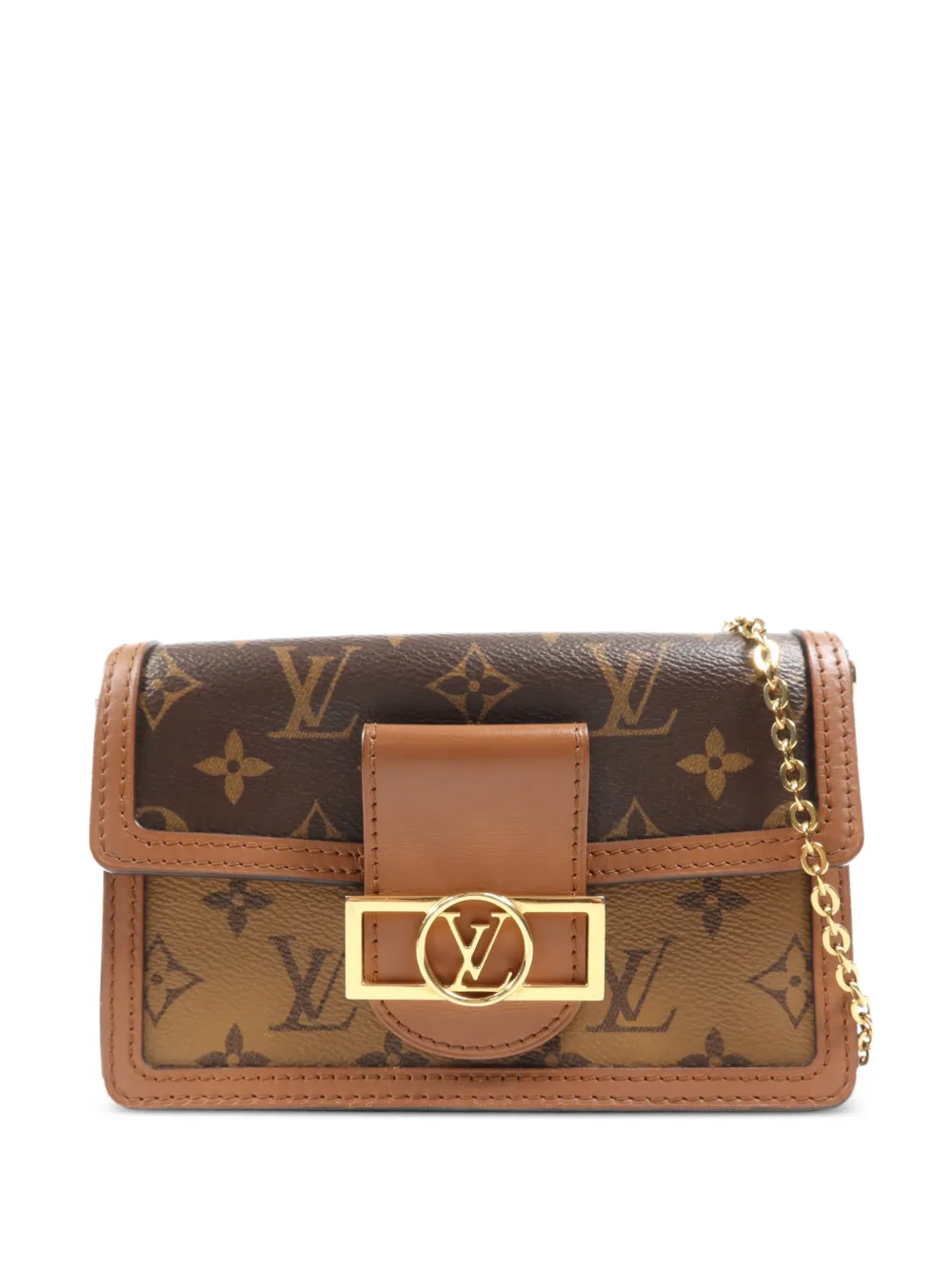 Louis Vuitton Pre-Owned Dauphine Monogram Reverse canvas shoulder bag - Marrone