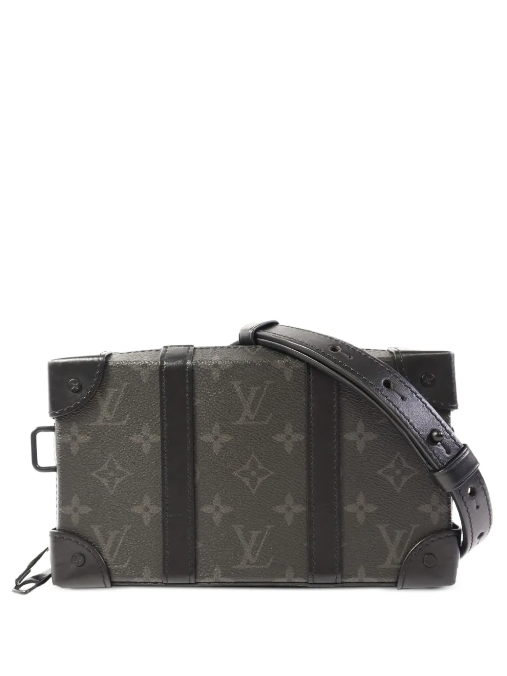 Louis Vuitton Pre-Owned Soft Trunk Wallet Monogram Eclipse crossbody bag - Grau