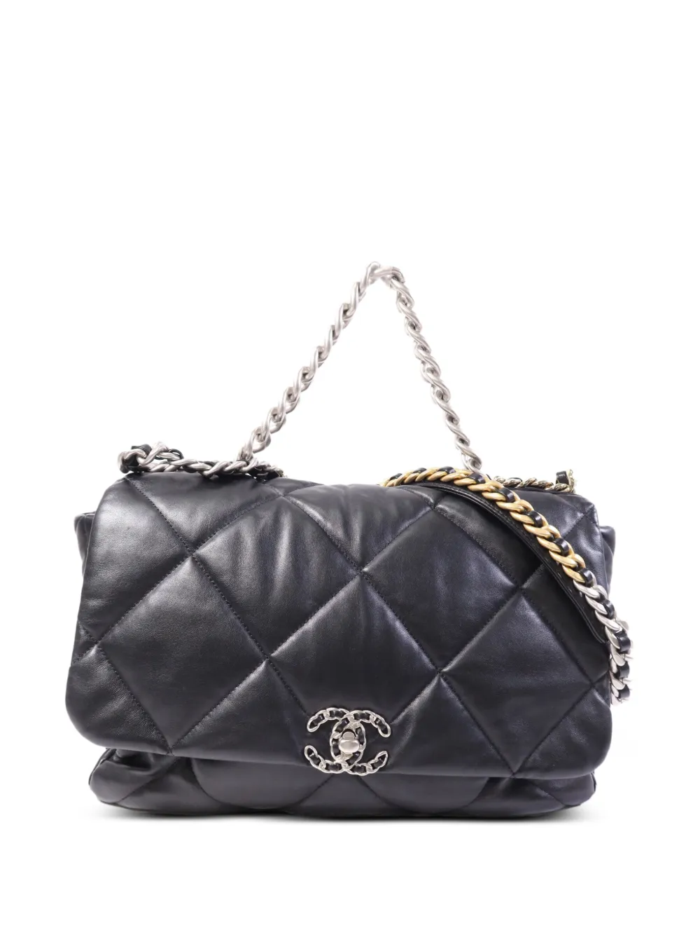 CHANEL Pre-Owned Chanel 19 quilted shoulder bag - Black