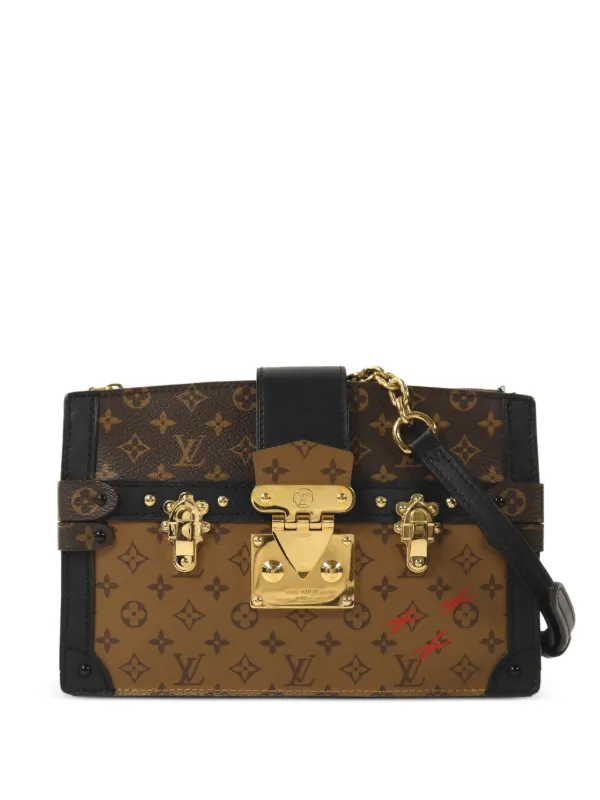 Louis Vuitton Pre-owned Trunk Monogram Reverse Clutch Bag in Brown
