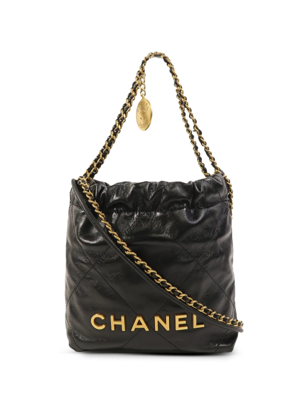 CHANEL Pre-Owned Mini 22 shoulder bag - Nero