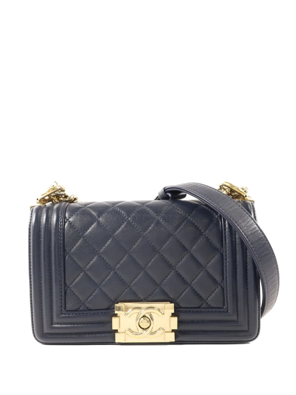 CHANEL Pre-Owned 20 Boy CC shoulder bag - Blue