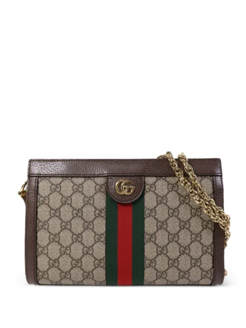 Gucci Pre-Owned Ophidia GG canvas chain shoulder bag