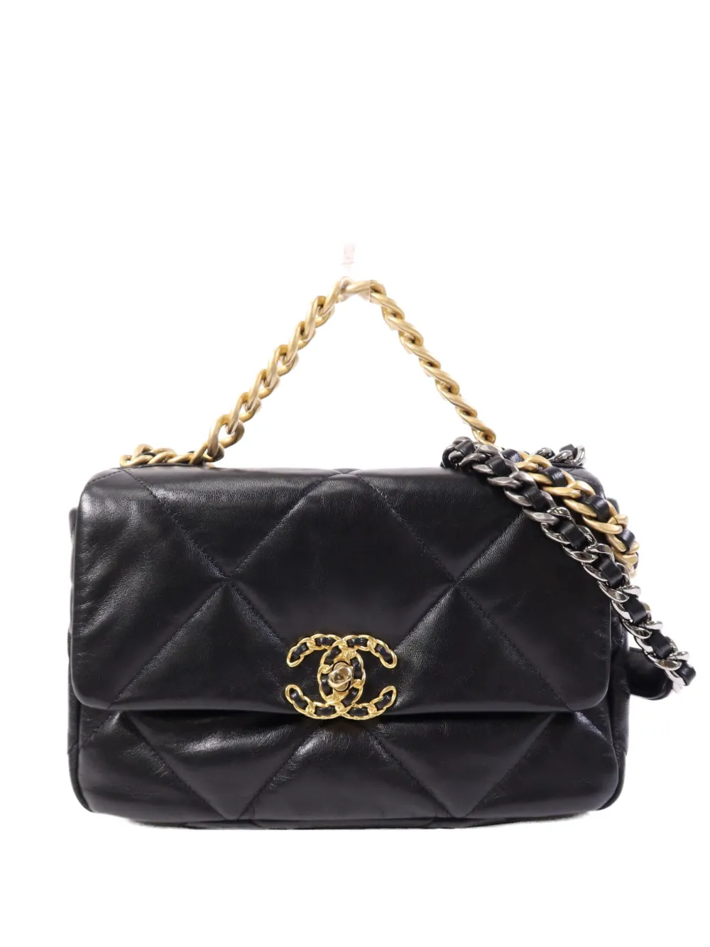 CHANEL Pre-Owned small C19 Flap shoulder bag - Nero
