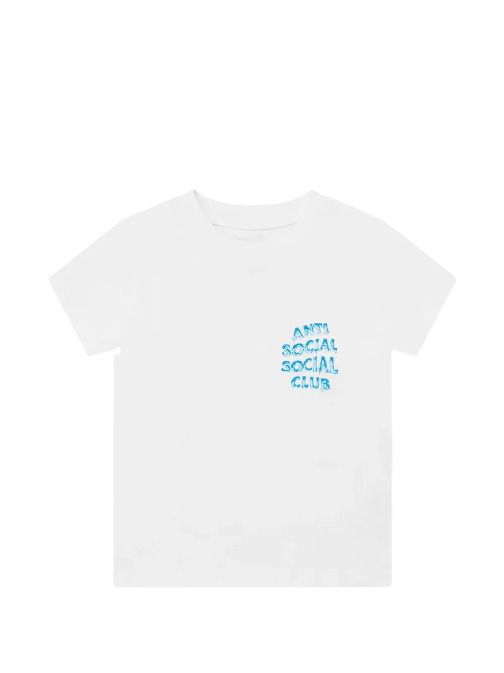 Anti Social Social Club kids Icy Mind Games logo-print T-shirt - Bianco