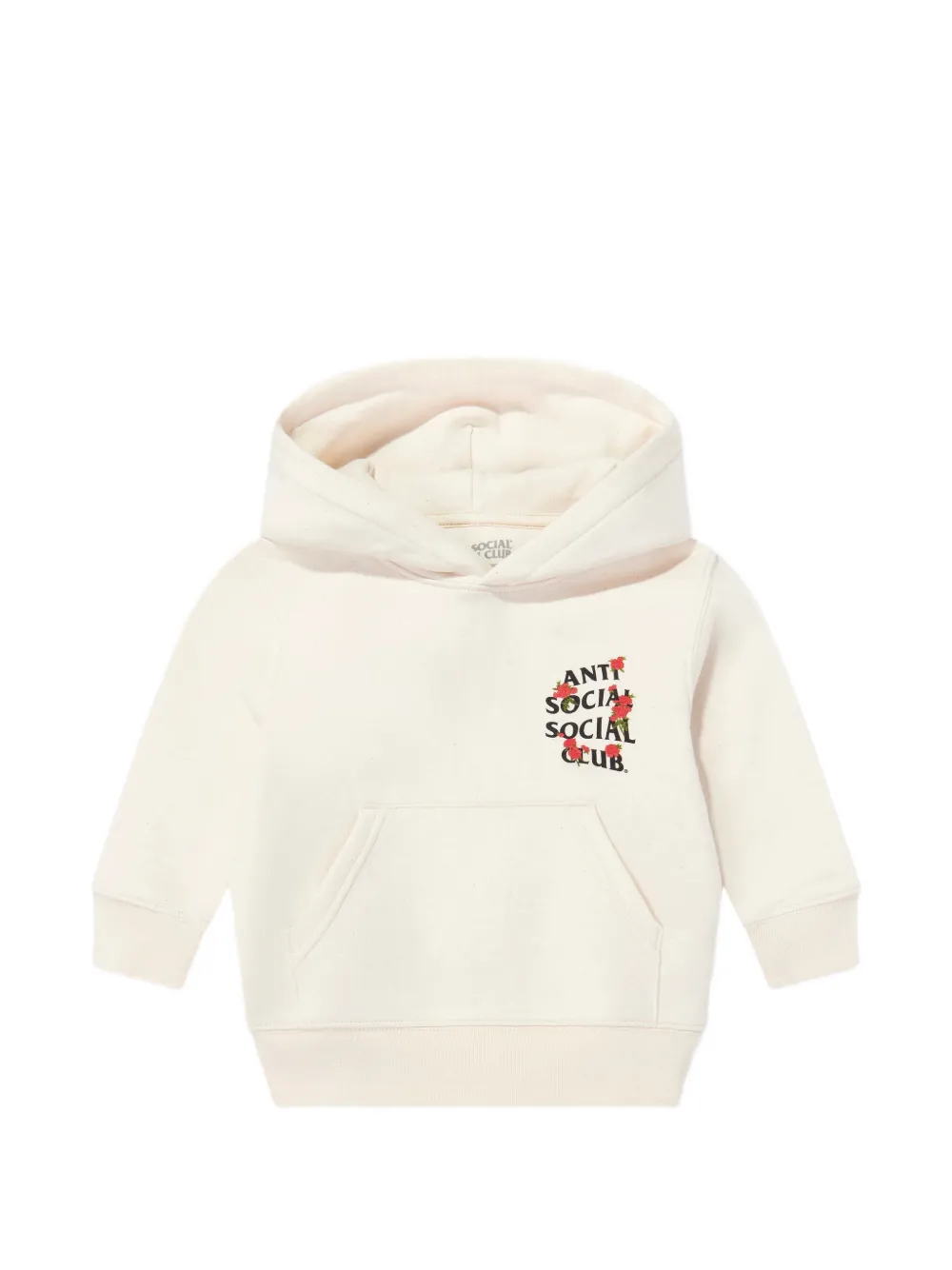 Anti Social Social Club kids Kkotch logo-print hoodie - Toni neutri