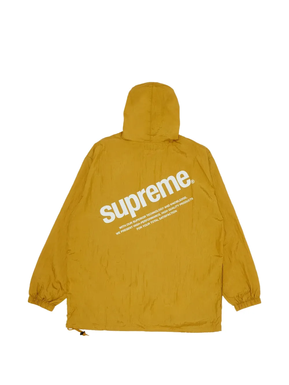 Supreme Hoodie met logoprint Geel