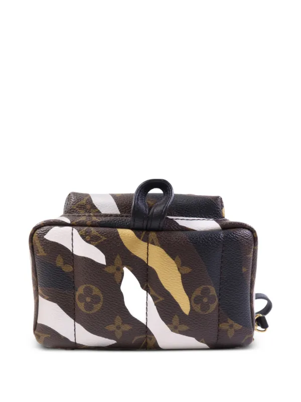 camo louis vuitton backpack palm springs Louis Vuitton Palm Springs Monogram Tiger Print Backpack