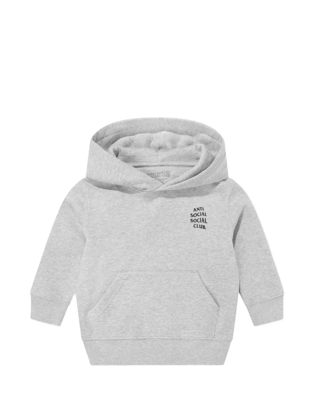 Anti Social Social Club kids logo-print hoodie - Grigio
