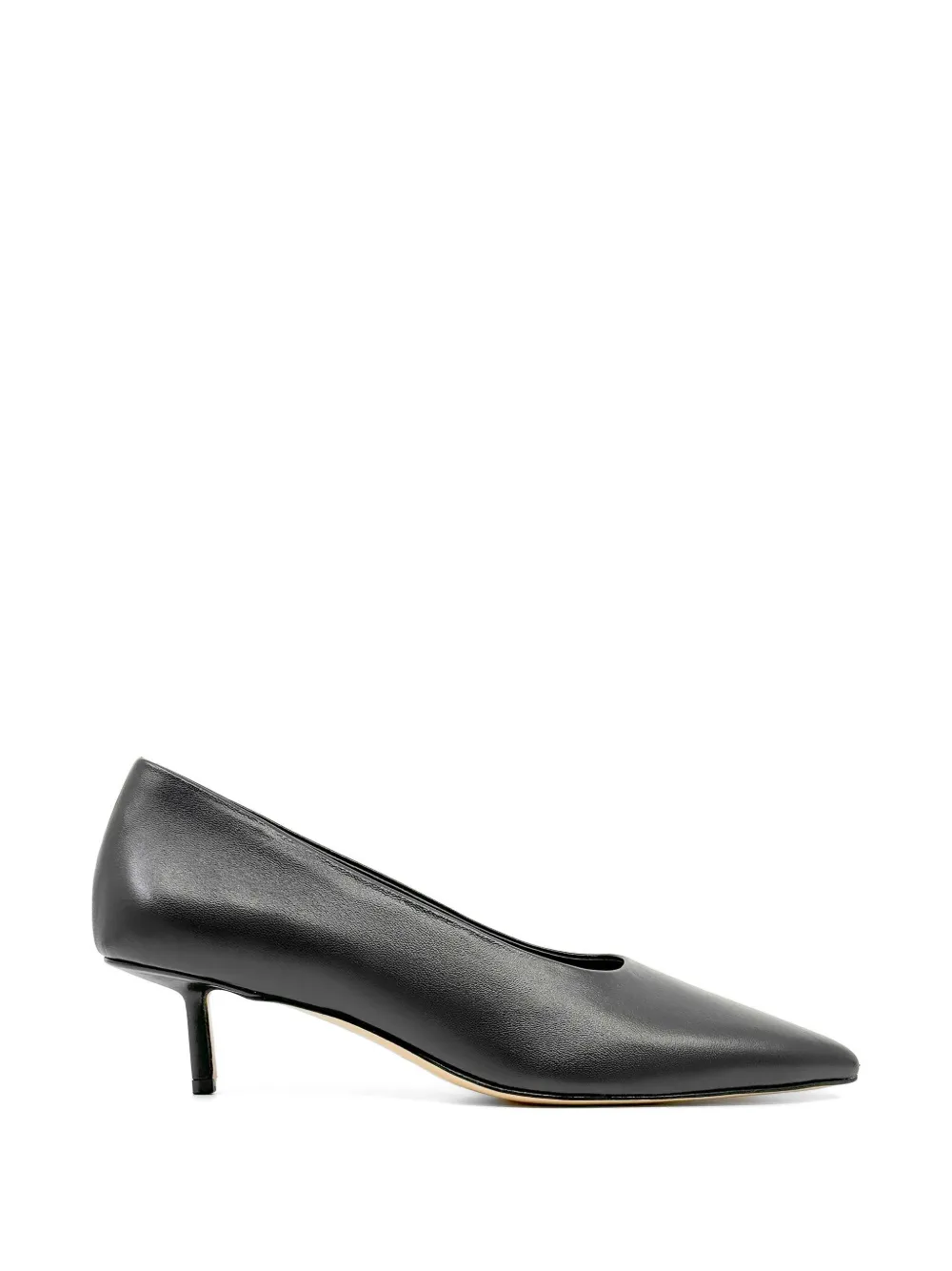 Studio Amelia Vivonne 50 mm glanzende pumps met hak Zwart