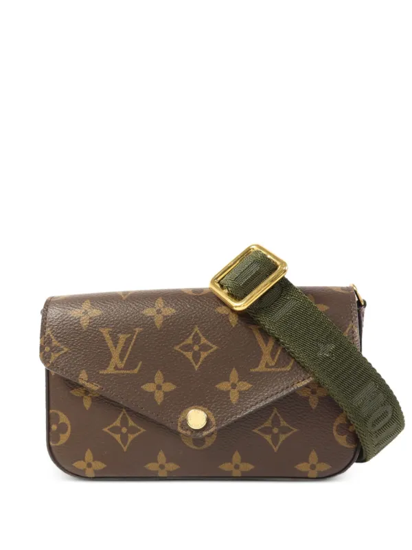 Louis Vuitton Pre-owned Felicie Strap & Go Monogram Shoulder Bag in Brown