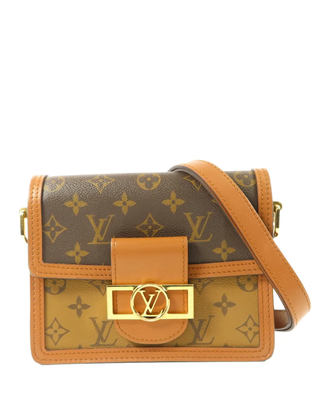 Louis Vuitton Pre-Owned Mini Dauphine monogram reverse tote bag - Marrone
