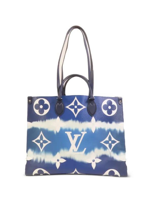 Louis Vuitton Pre-owned On the Go Monogram Escale Tote Bag in Blue