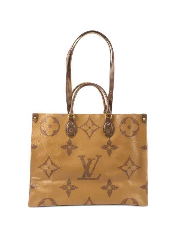 Louis Vuitton Pre-Owned Monogram Giant OnTheGo Tote Bag | Brown
